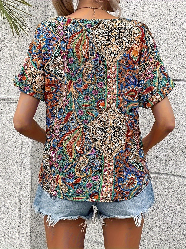 SARA V-NECK BLOUSE - Asvori Melbourne