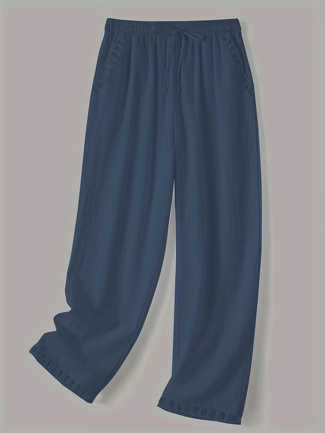 Tracey Contrast Trim Cropped Pants - Asvori Melbourne