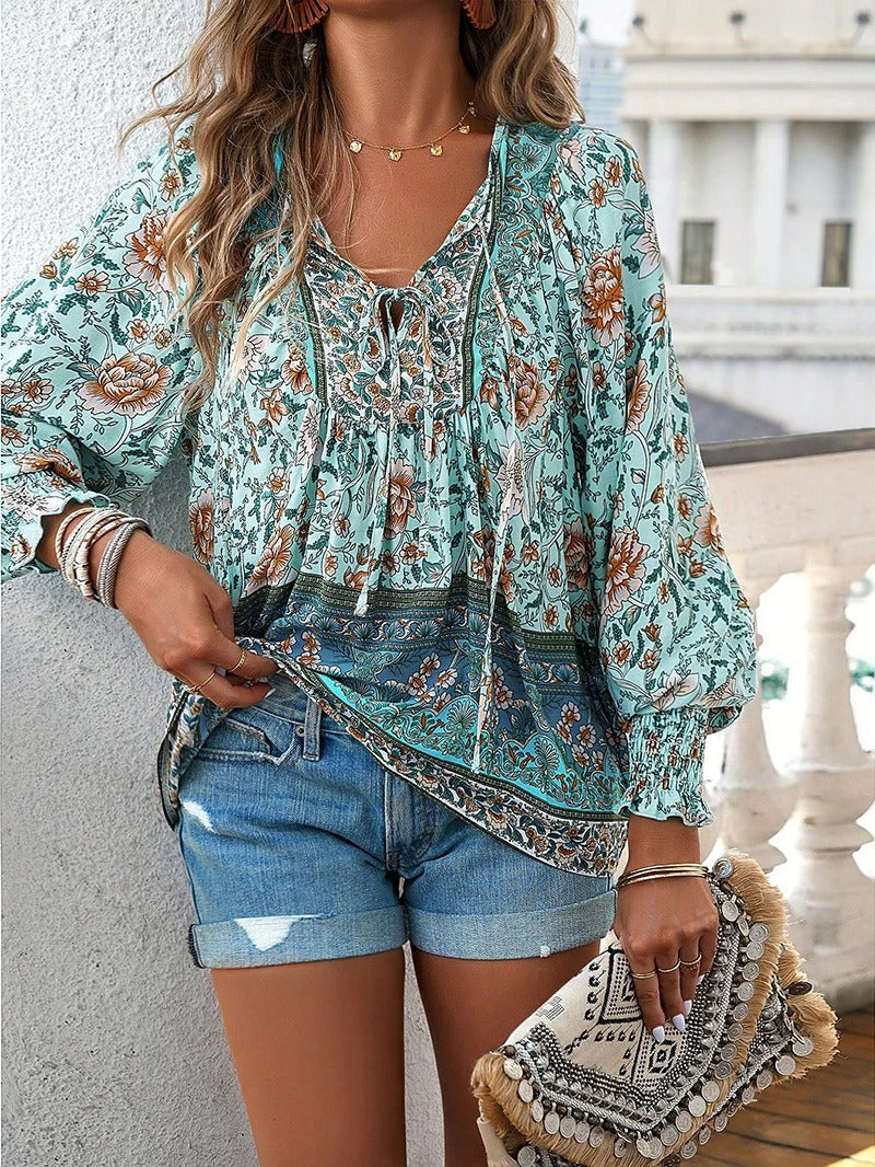 Helena Casual Summer Top - Asvori Melbourne