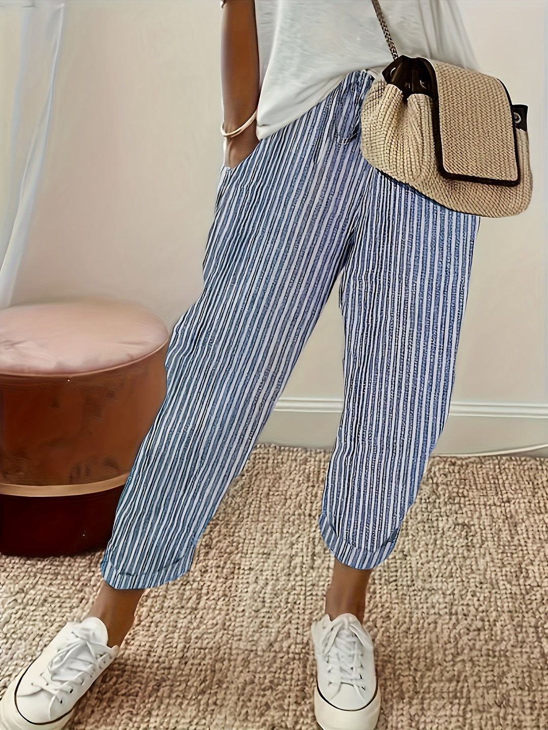 Amelia Stretch Waist Trouser - Asvori Melbourne
