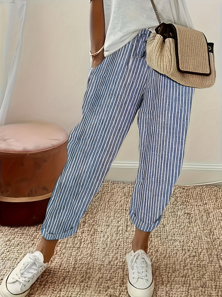 Amelia Stretch Waist Trouser - Asvori Melbourne