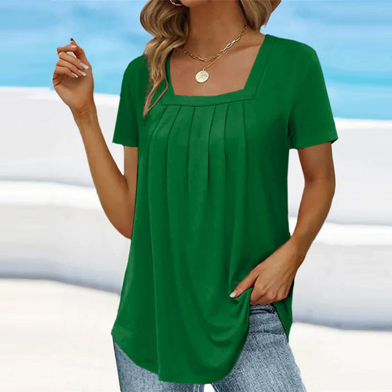 Athena Pleated Blouse - Asvori Melbourne