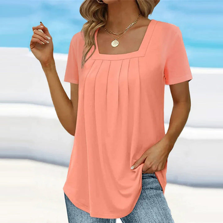 Athena Pleated Blouse - Asvori Melbourne