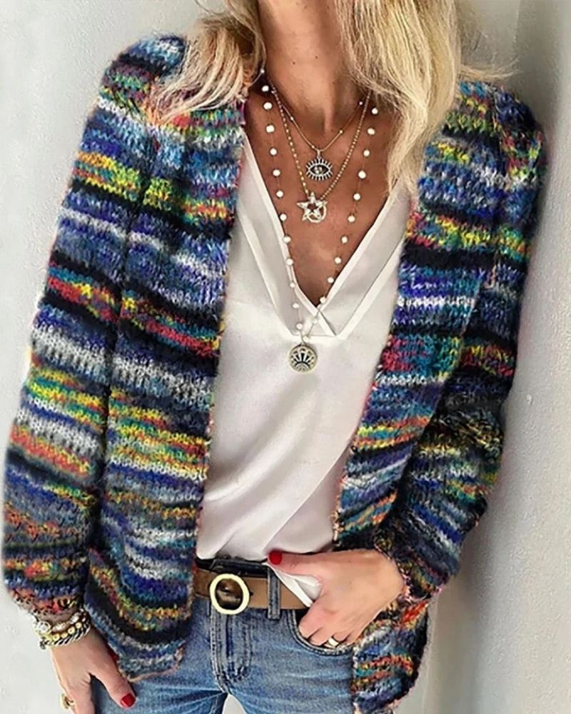 SARAI COLOURFUL CARDIGAN - Asvori Melbourne