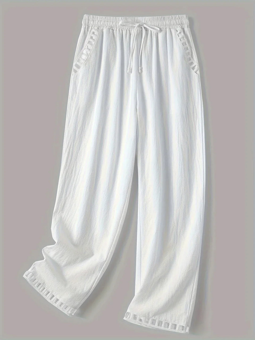 Tracey Contrast Trim Cropped Pants - Asvori Melbourne