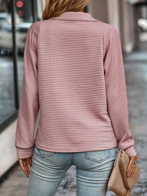 Kylie Elegant Jumper with Zip - Asvori Melbourne