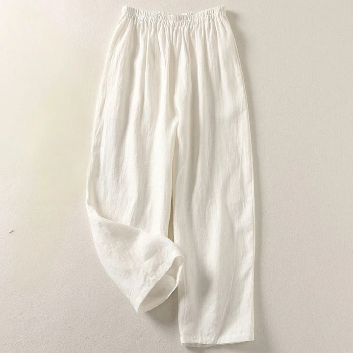 Savannah Linen Blend Pants - Asvori Melbourne