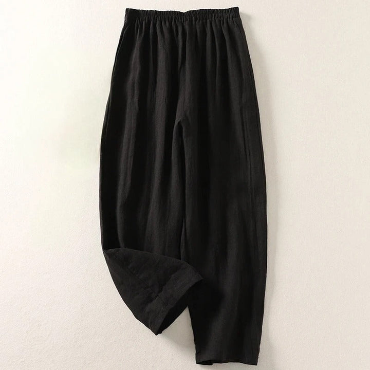 Savannah Linen Blend Pants - Asvori Melbourne
