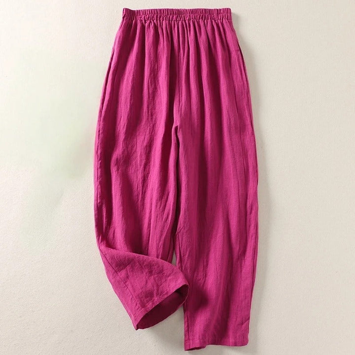 Savannah Linen Blend Pants - Asvori Melbourne