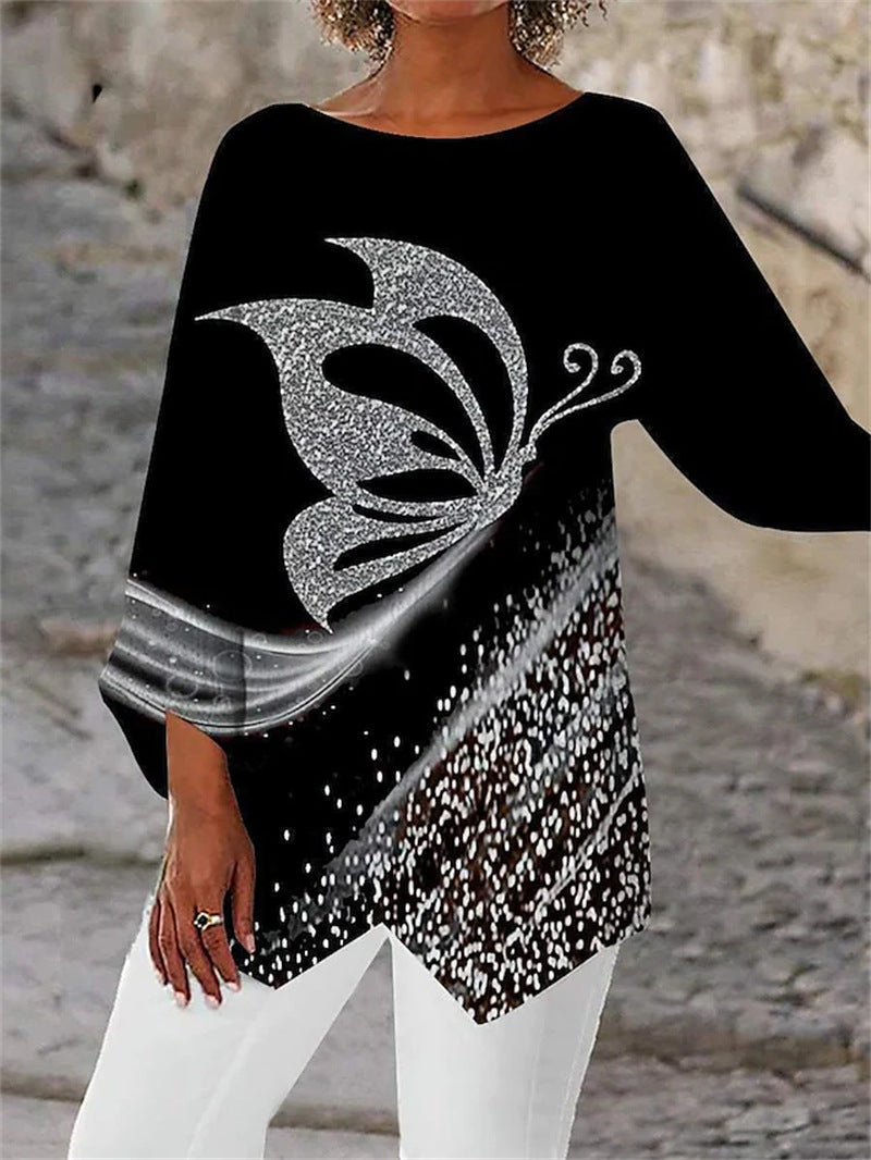 Soraya Long Sleeve Printed Shirt - Asvori Melbourne