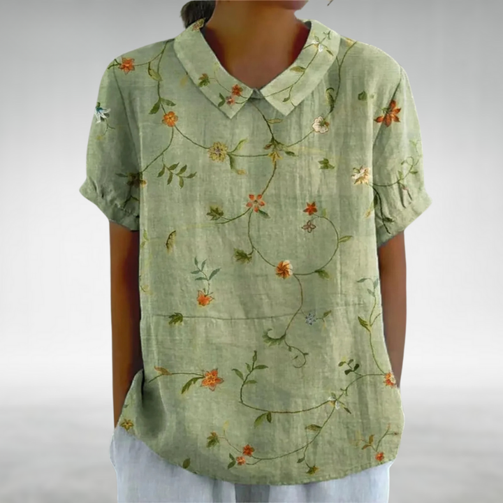Danaya Vintage floral blouse - Asvori Melbourne