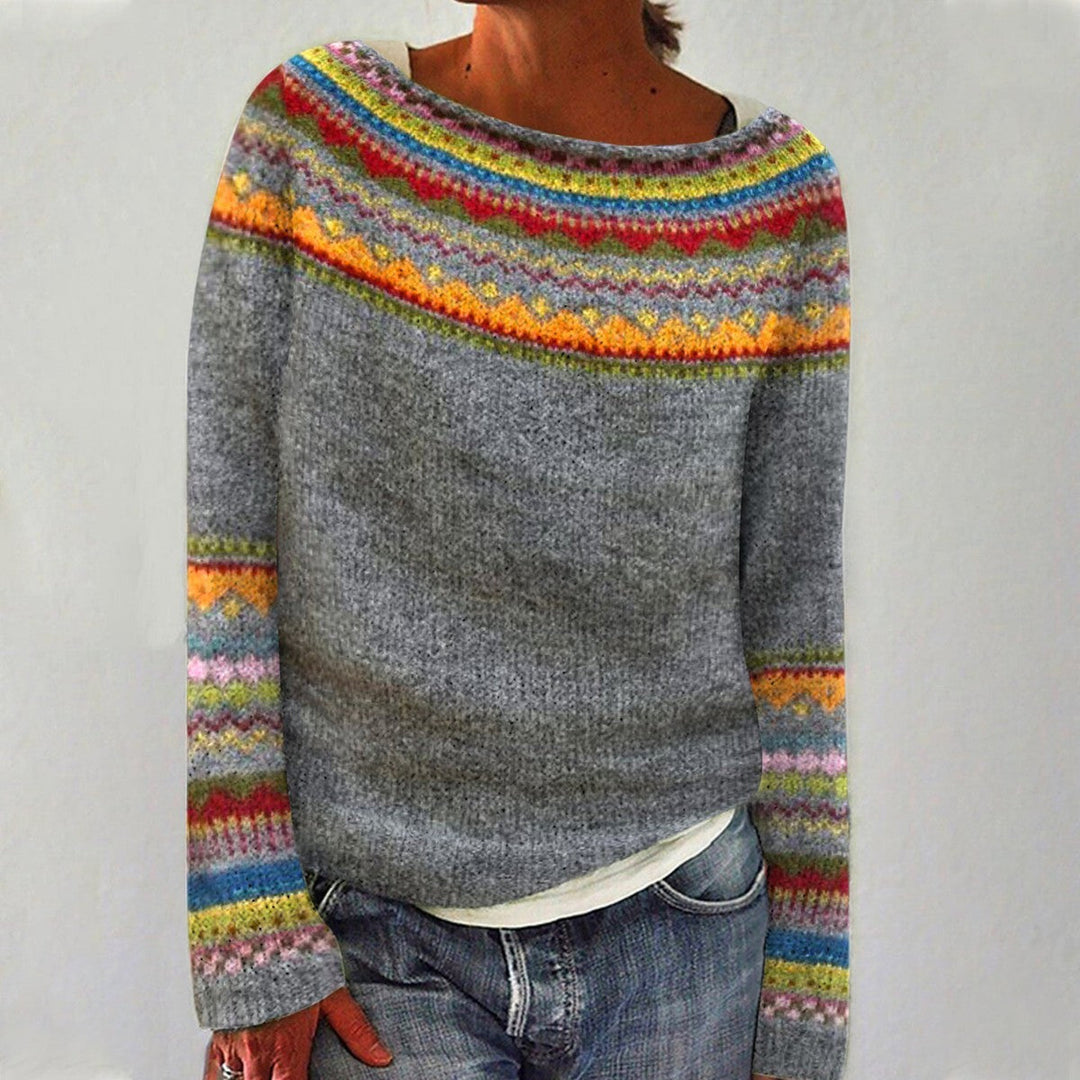 AMELIE RETRO KNITTED JUMPER - Asvori Melbourne