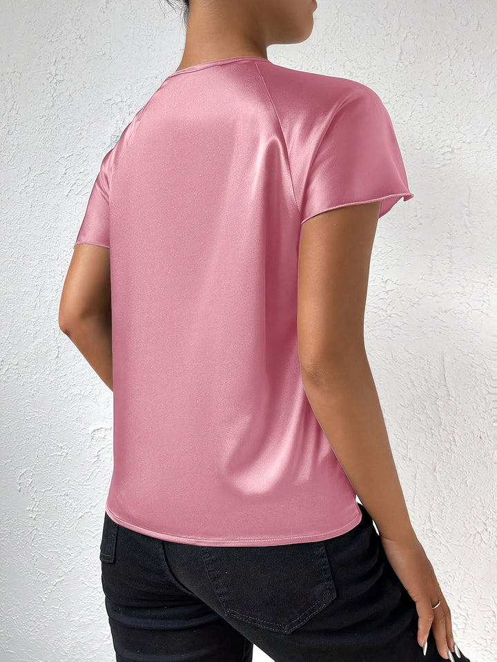 Loretta Trendy Top With Unique Shoulder Detail - Asvori Melbourne