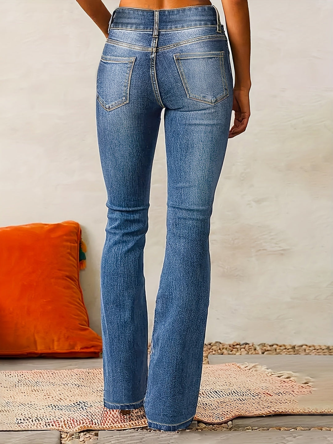 Aya High-Waisted Flare Jeans - Asvori Melbourne