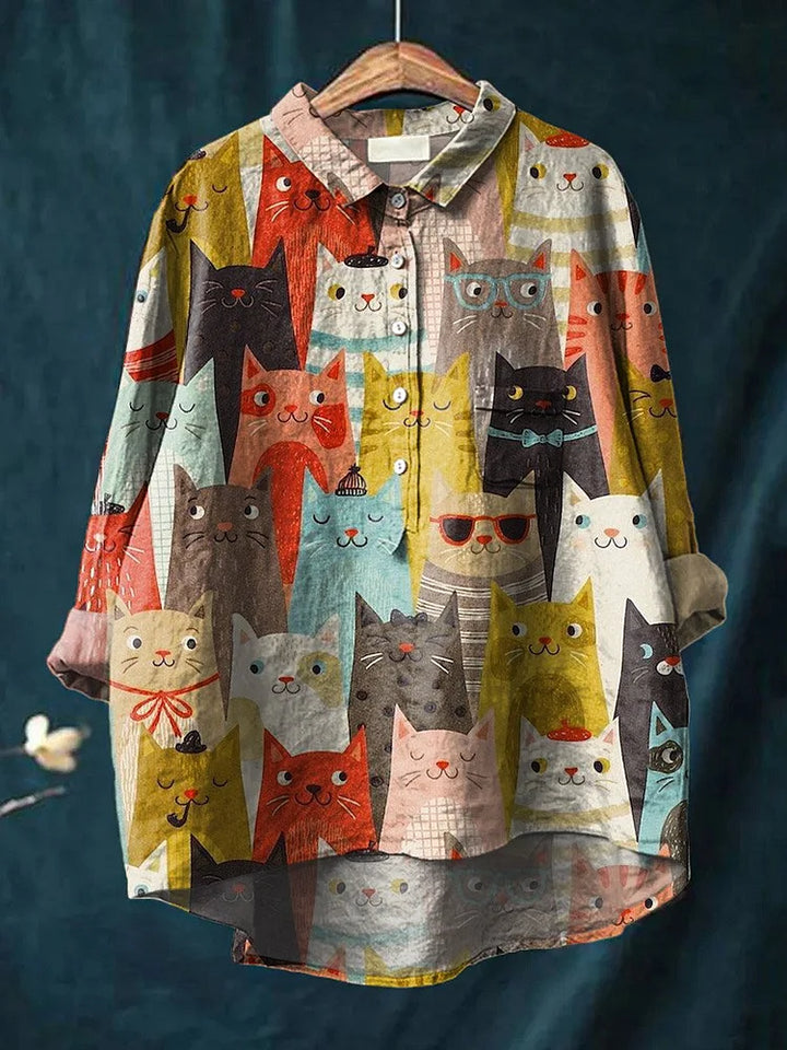 Chloe Dog Art Shirt - Asvori Melbourne