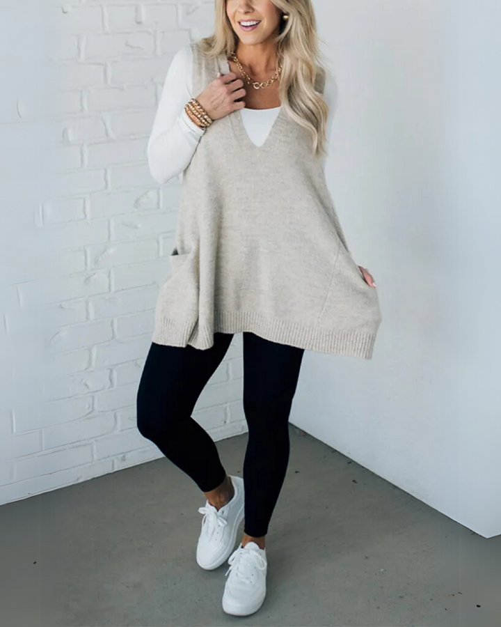 AROLA Cozy Knit Vest - Asvori Melbourne