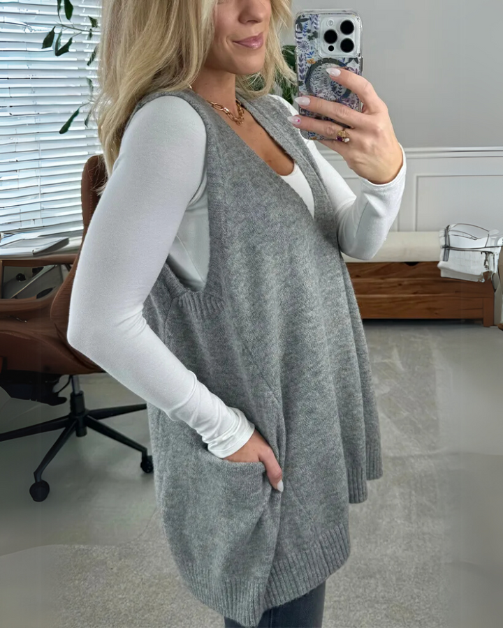 AROLA Cozy Knit Vest - Asvori Melbourne