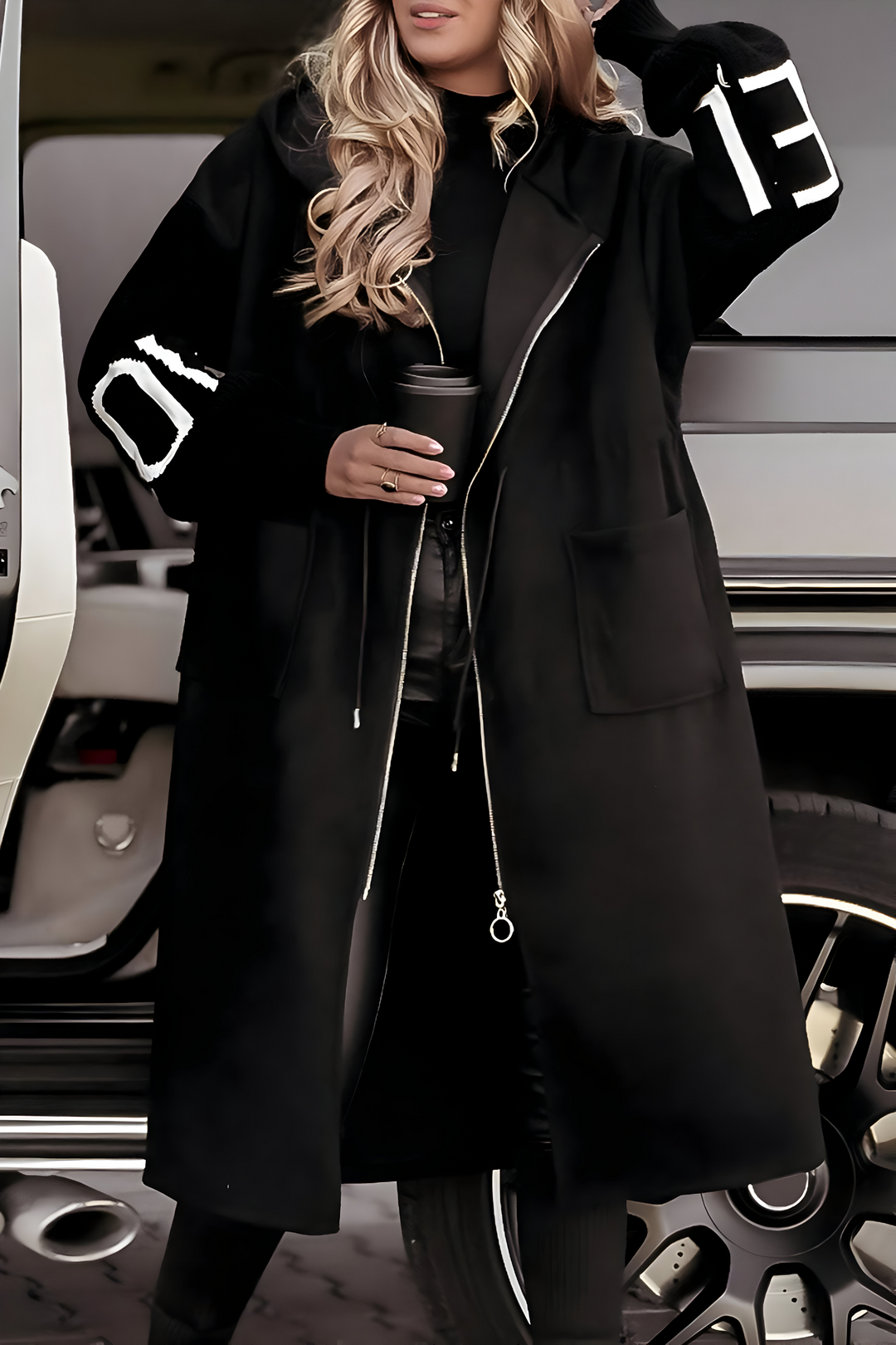 ROSANA Elegant Hooded Coatigan - Asvori Melbourne
