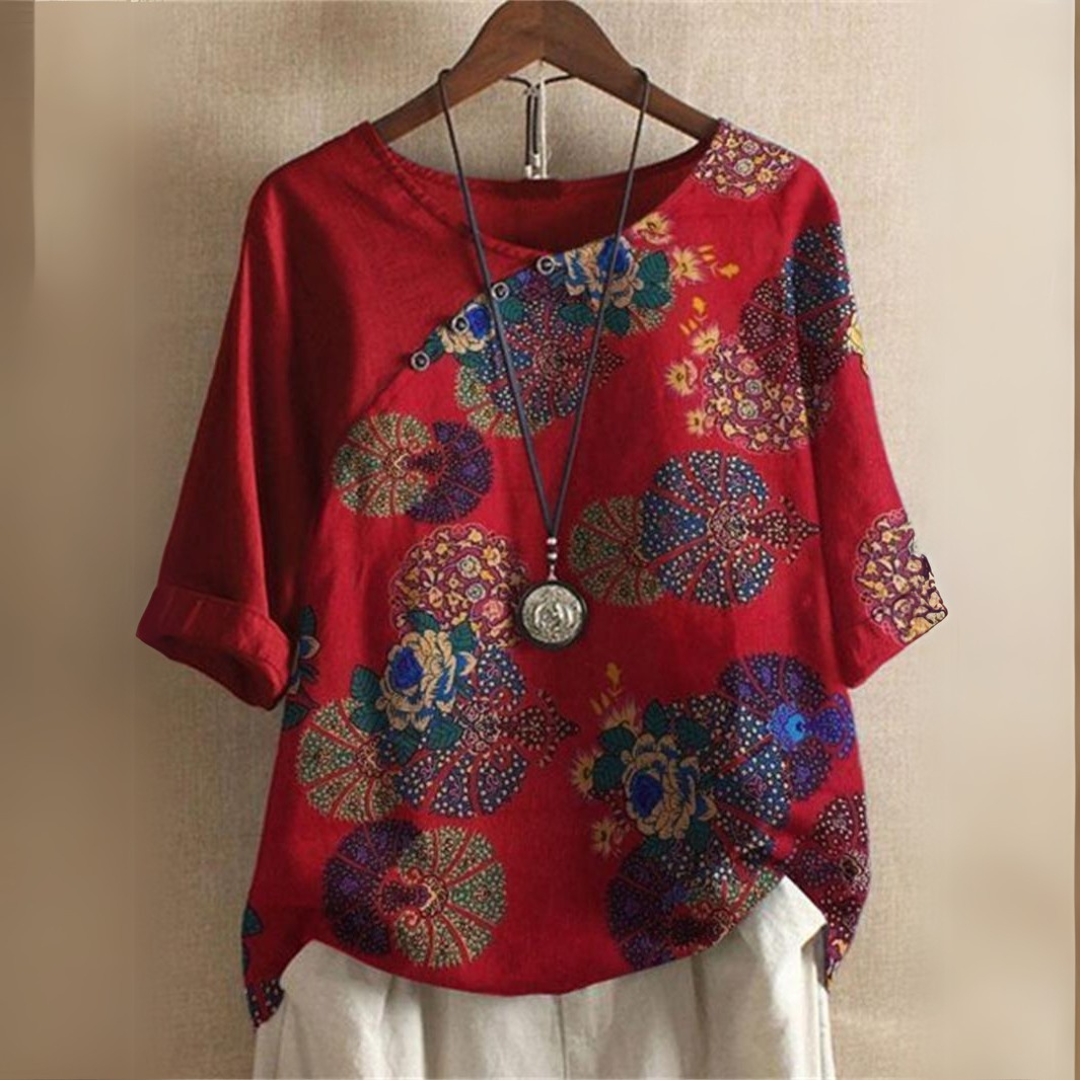 Indilia Flattering Elegant Blouse - Asvori Melbourne