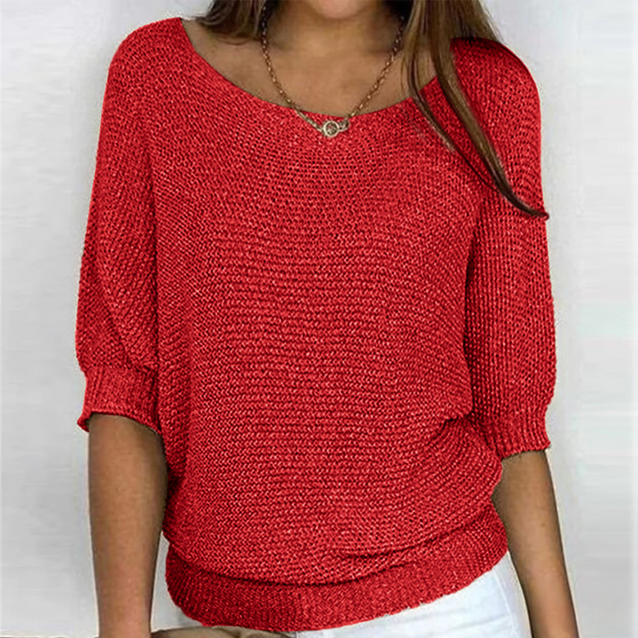 Eunice Relaxed Knit Top - Asvori Melbourne