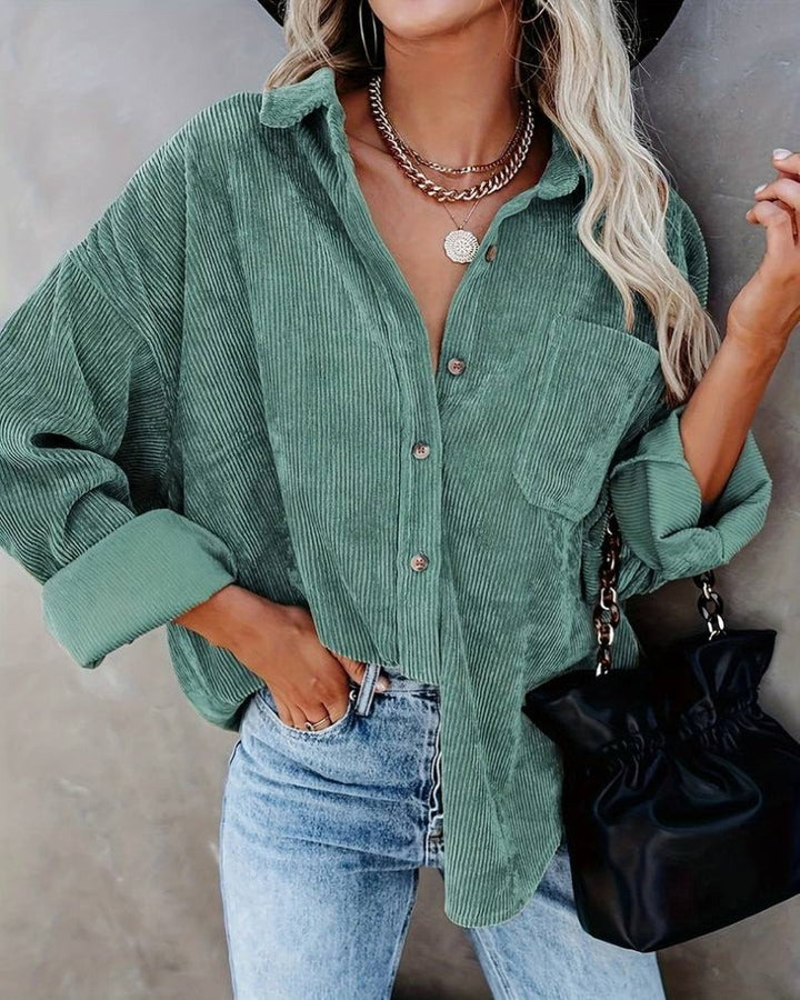Bella Vintage velvet shirt - Asvori Melbourne