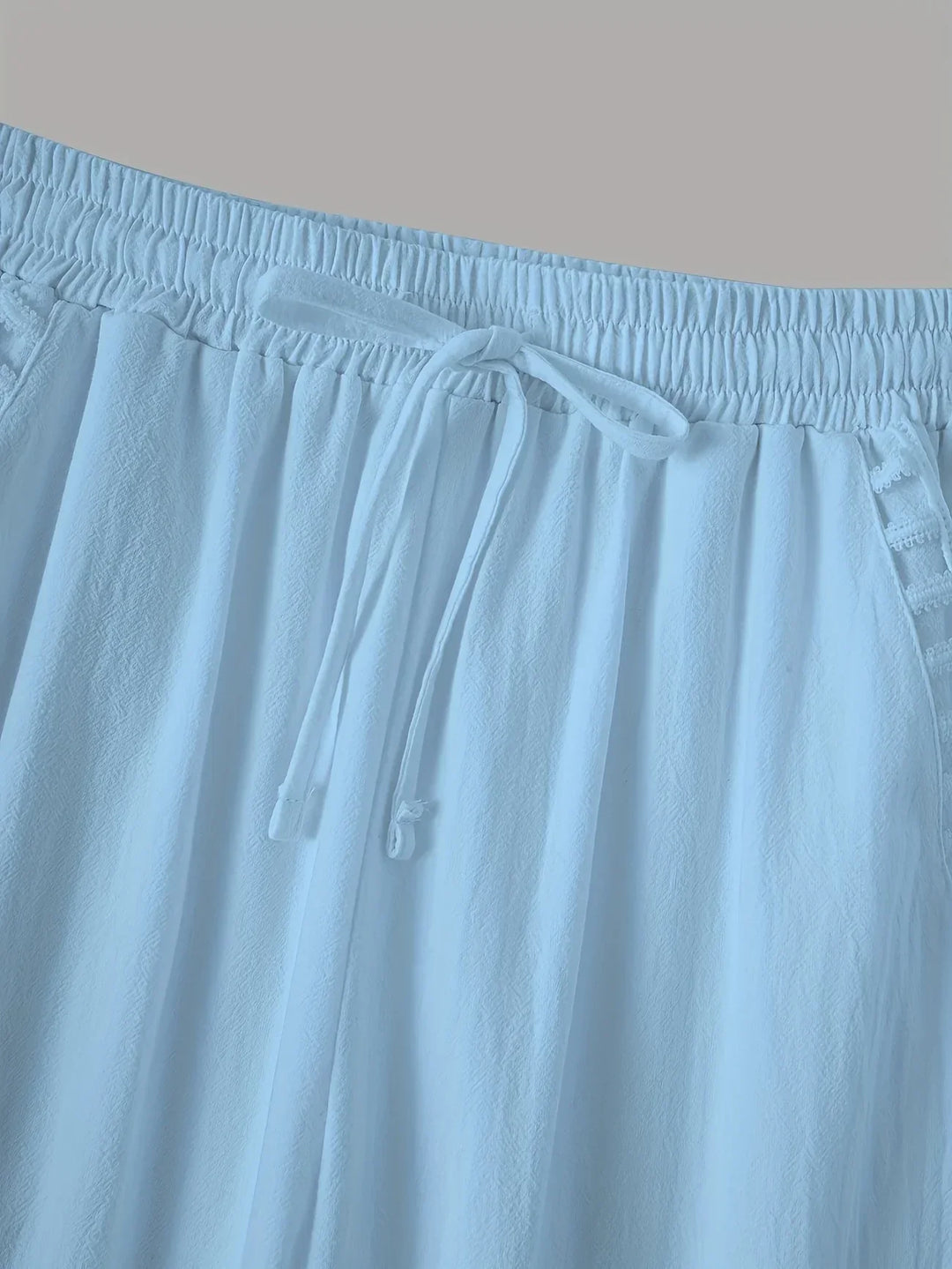 Tracey Contrast Trim Cropped Pants - Asvori Melbourne
