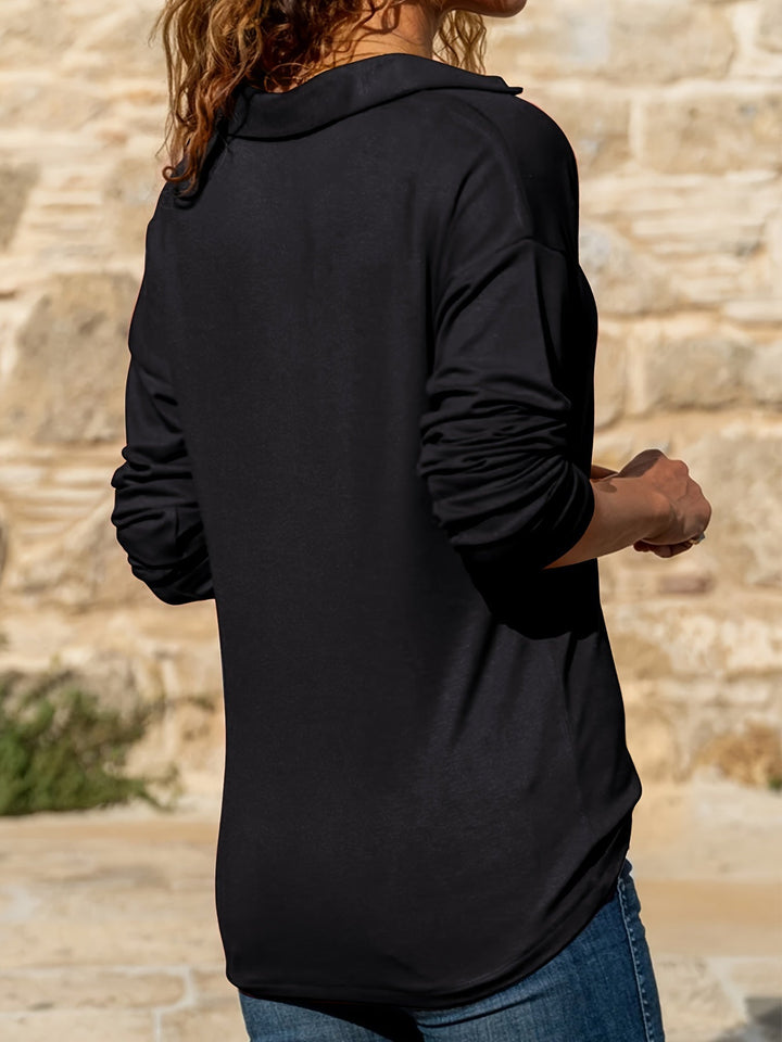 Maia Chic Long-Sleeved Top - Asvori Melbourne