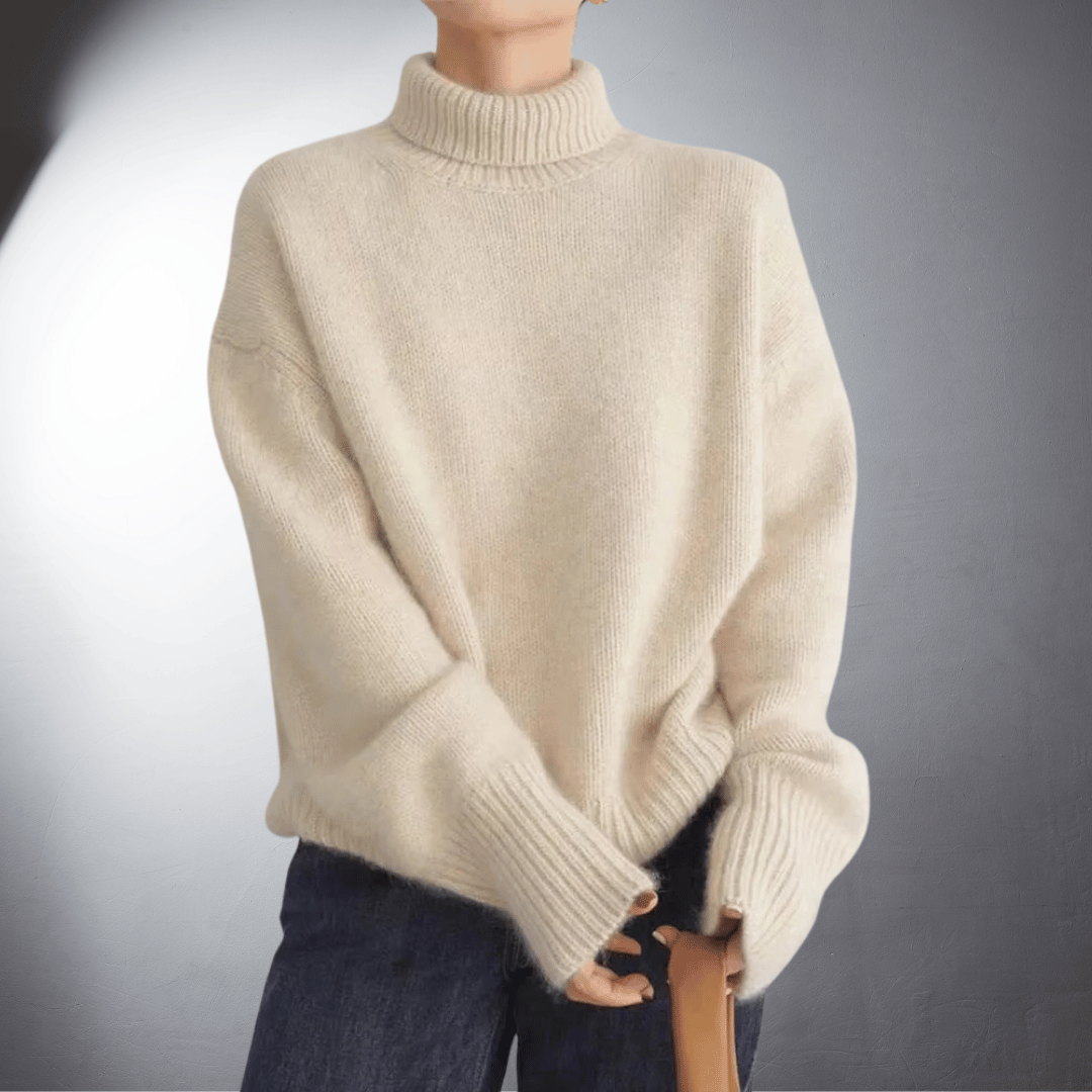 Adalgisa Cashmere Turtleneck Jumper - Asvori Melbourne