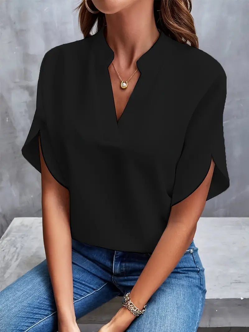 Sara Flared Sleeve Blouse - Asvori Melbourne