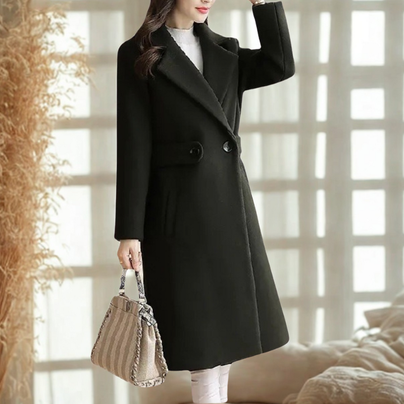 Talia The Belted Elegance Coat - Asvori Melbourne