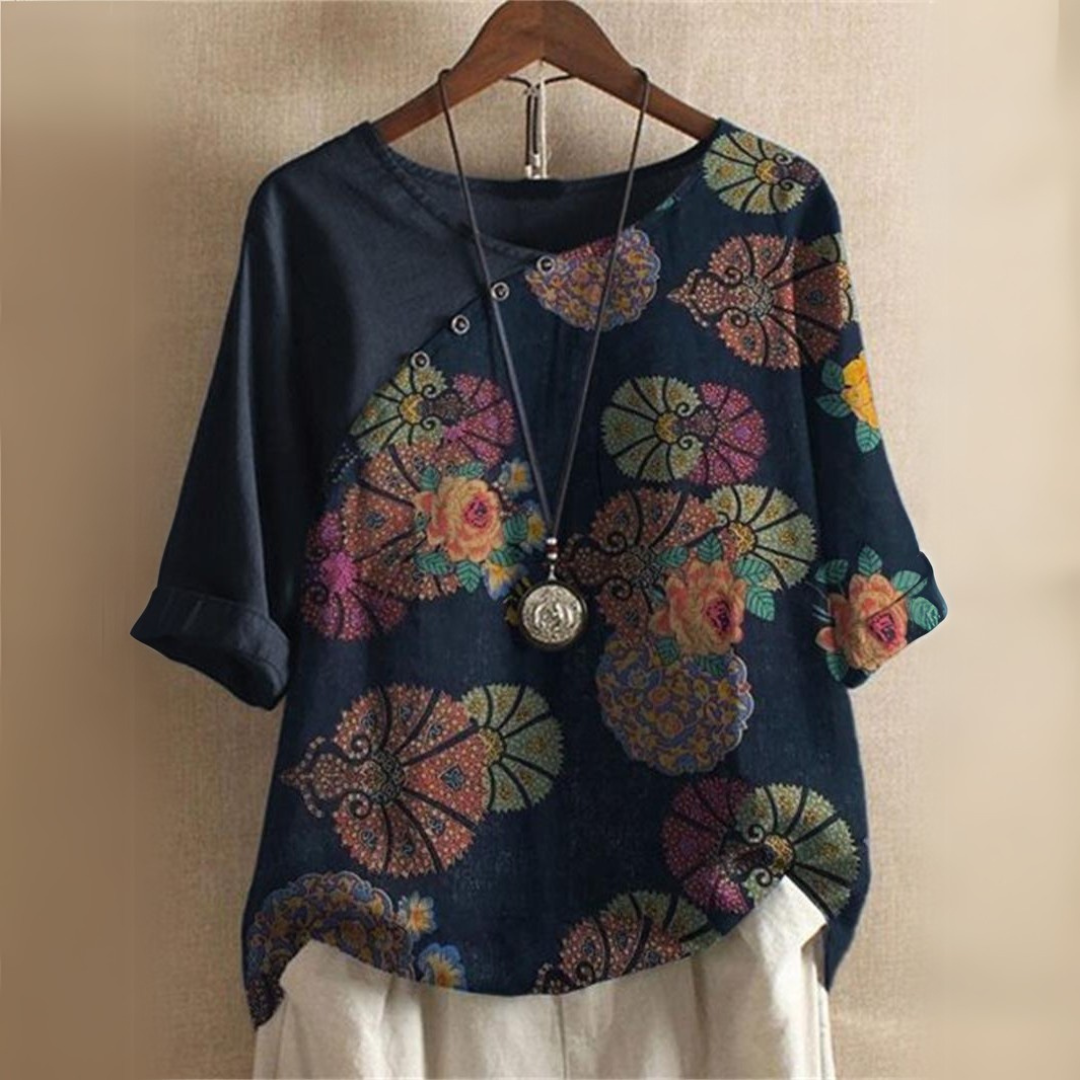 Indilia Flattering Elegant Blouse - Asvori Melbourne