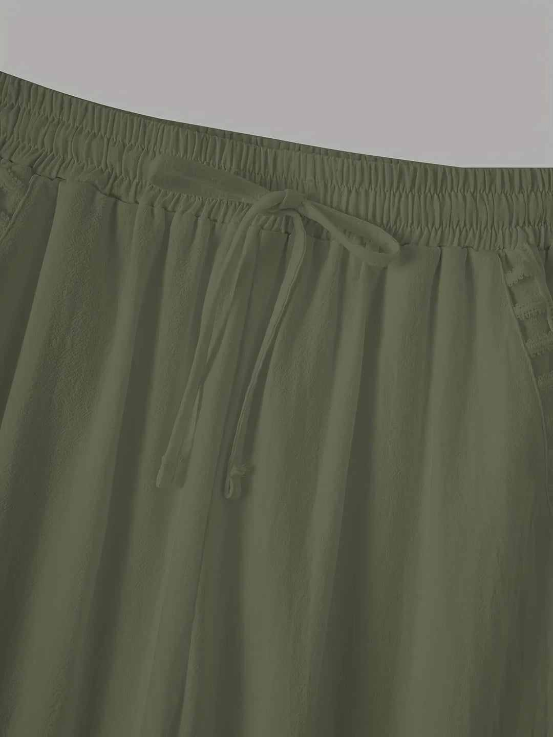Tracey Contrast Trim Cropped Pants - Asvori Melbourne