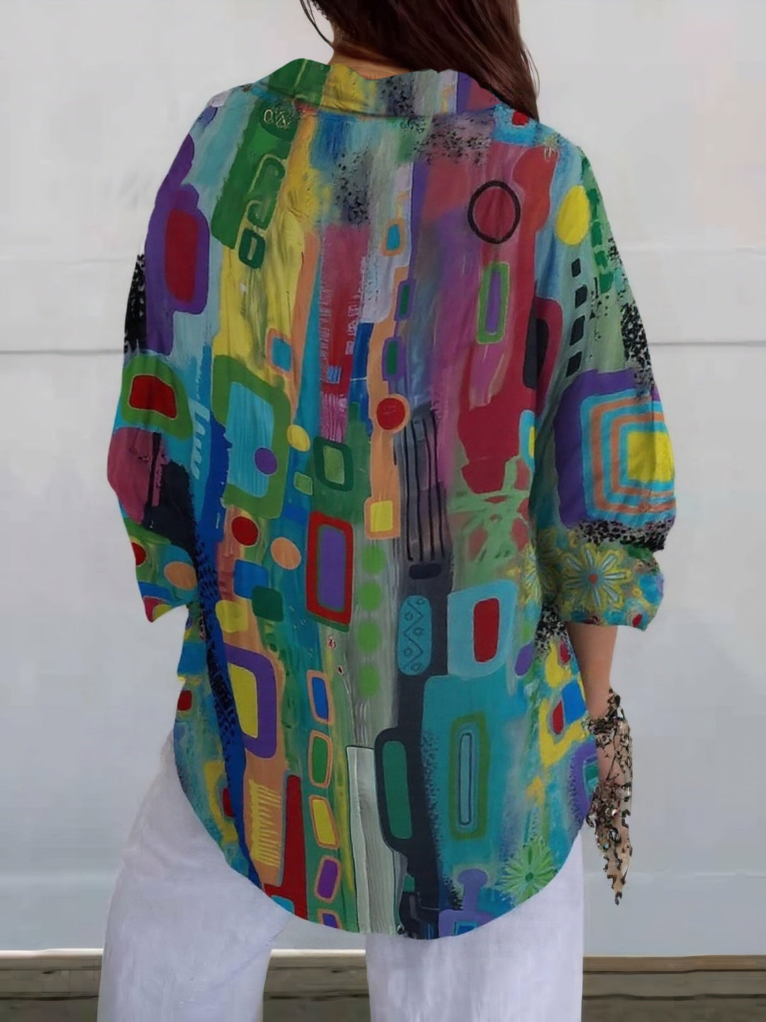 Mila Sophisticated Button-Up Shirt - Asvori Melbourne