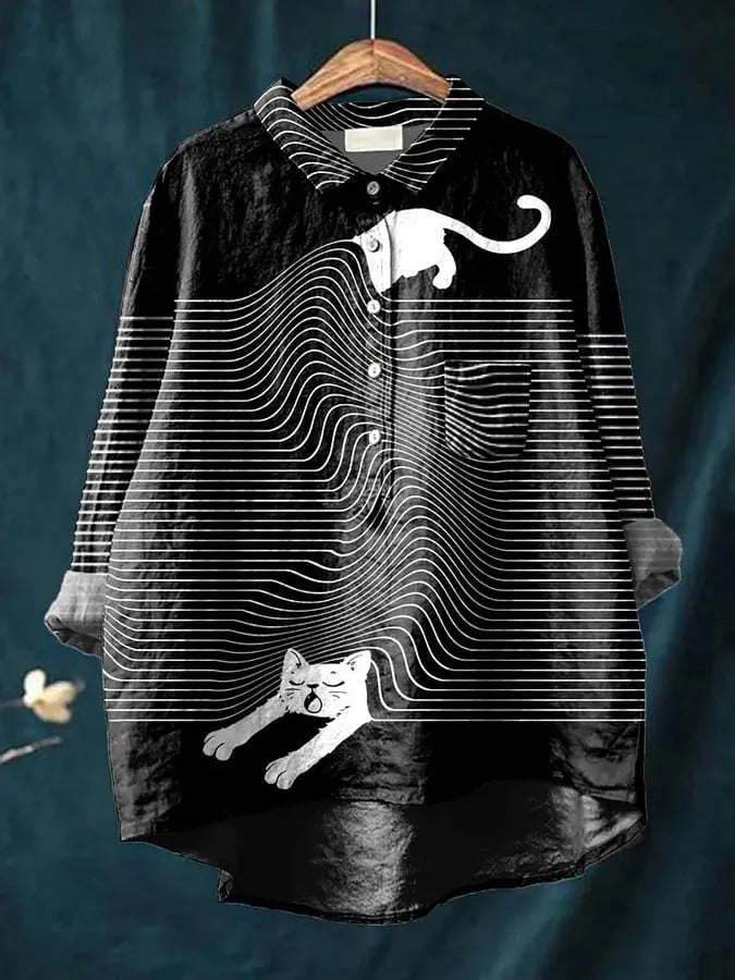 Chloe Dog Art Shirt - Asvori Melbourne