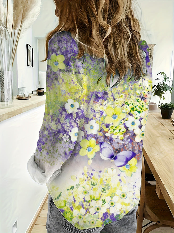Leura Floral Boho Blouse - Asvori Melbourne