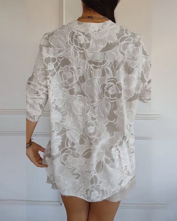 Sandra Floral Print Blouse - Asvori Melbourne
