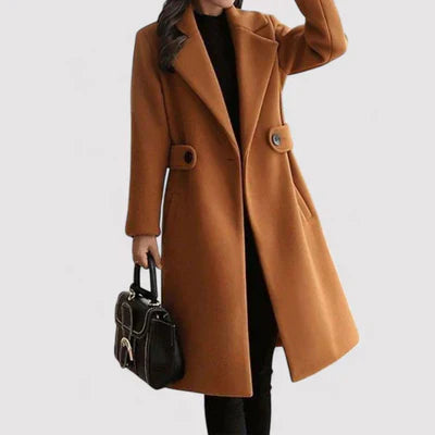 Talia The Belted Elegance Coat - Asvori Melbourne