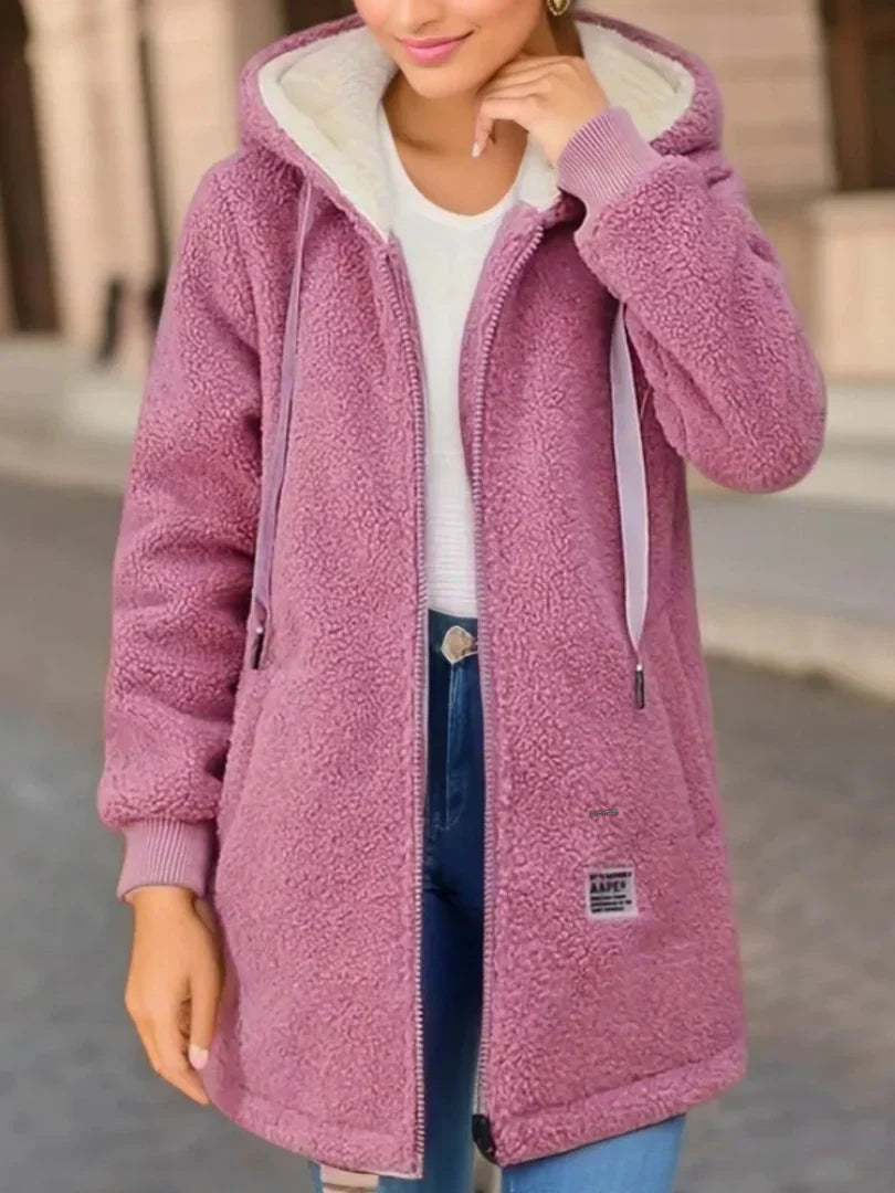 Jenny Fleece hooded jacket - Asvori Melbourne