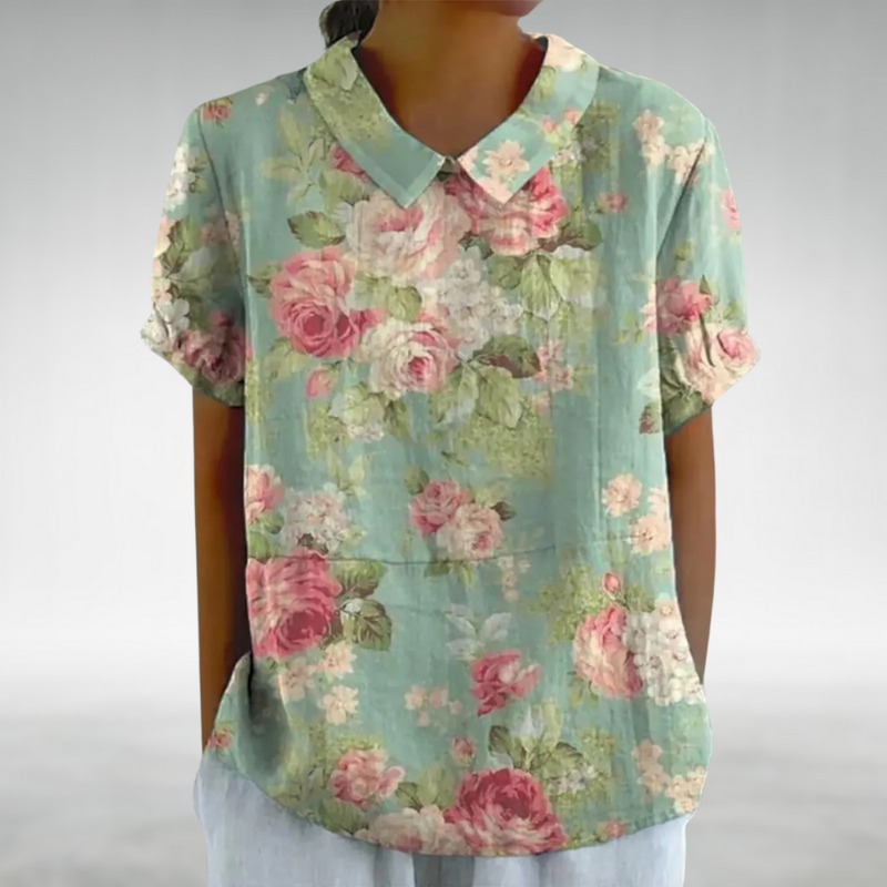 Danaya Vintage floral blouse - Asvori Melbourne