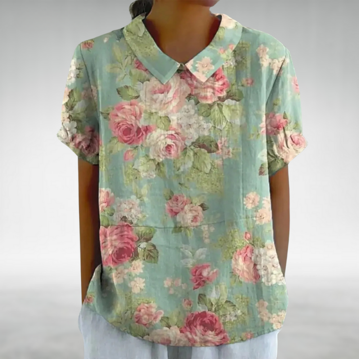 Danaya Vintage floral blouse - Asvori Melbourne