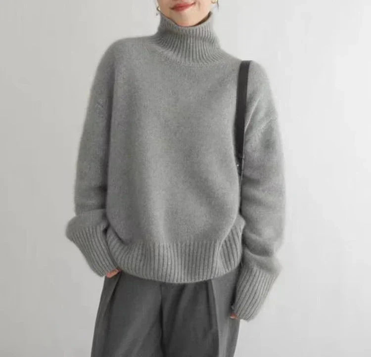 Lena Turtleneck Sweater - Asvori Melbourne