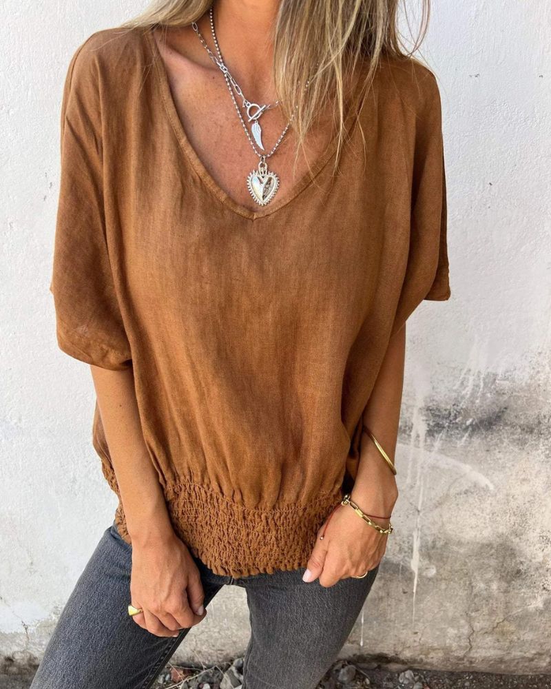 JENNY Relaxed Summer Top - Asvori Melbourne