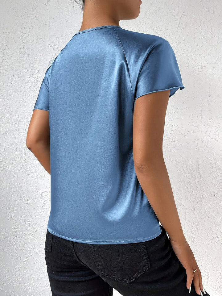 Loretta Trendy Top With Unique Shoulder Detail - Asvori Melbourne