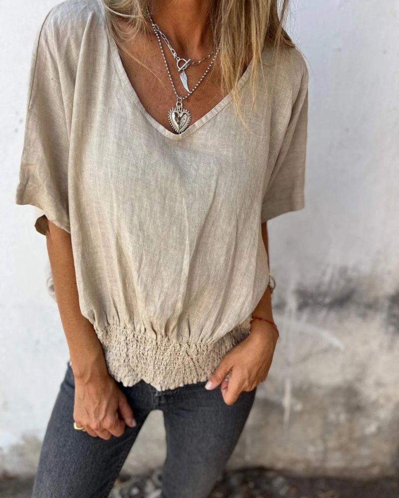 JENNY Relaxed Summer Top - Asvori Melbourne