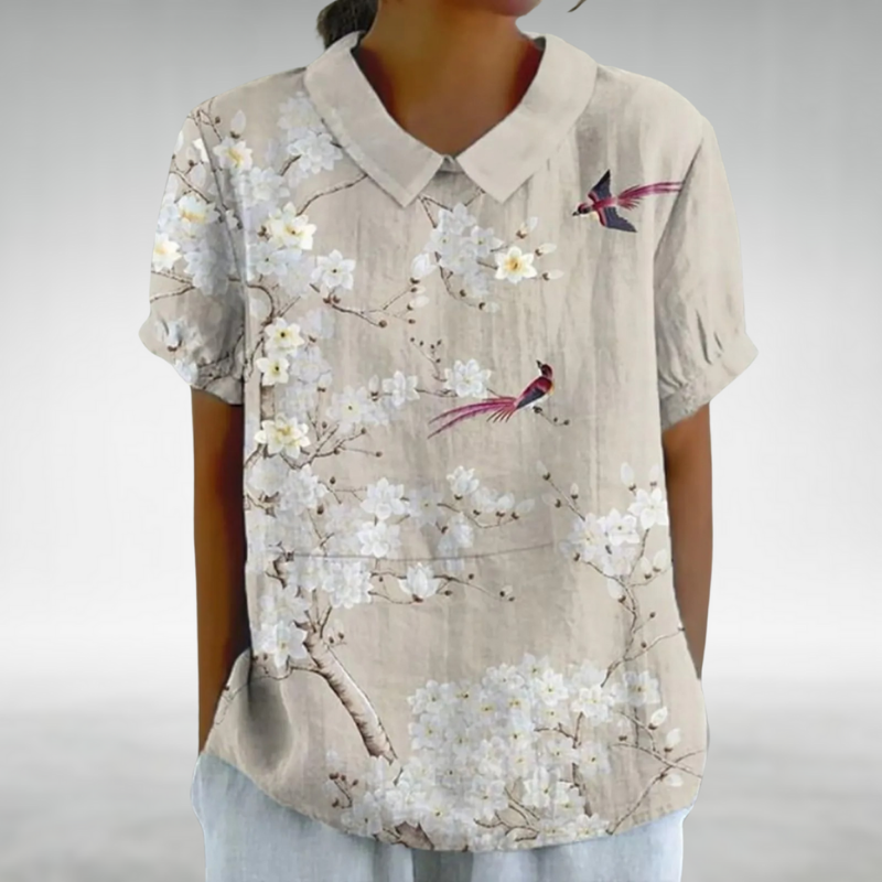 Danaya Vintage floral blouse - Asvori Melbourne