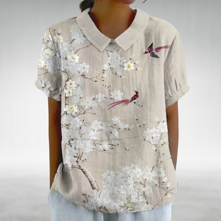 Danaya Vintage floral blouse - Asvori Melbourne