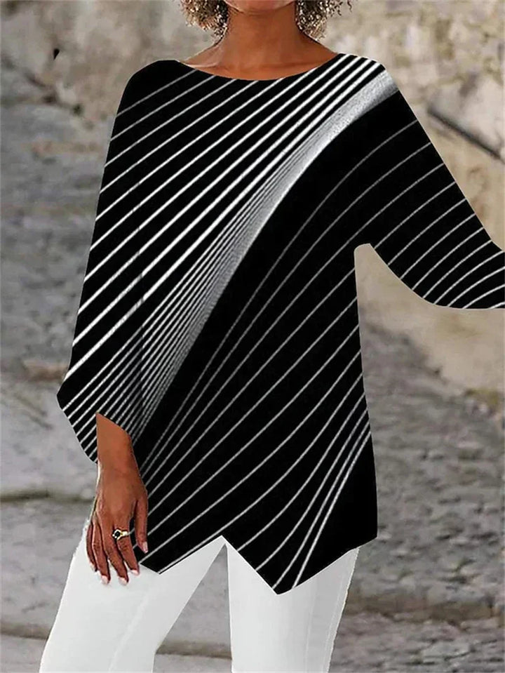 Soraya Long Sleeve Printed Shirt - Asvori Melbourne