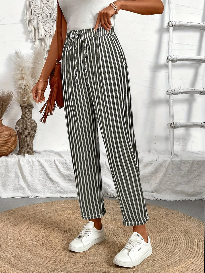 Ava Striped pants - Asvori Melbourne