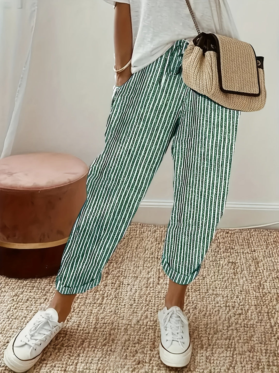 Amelia Stretch Waist Trouser - Asvori Melbourne