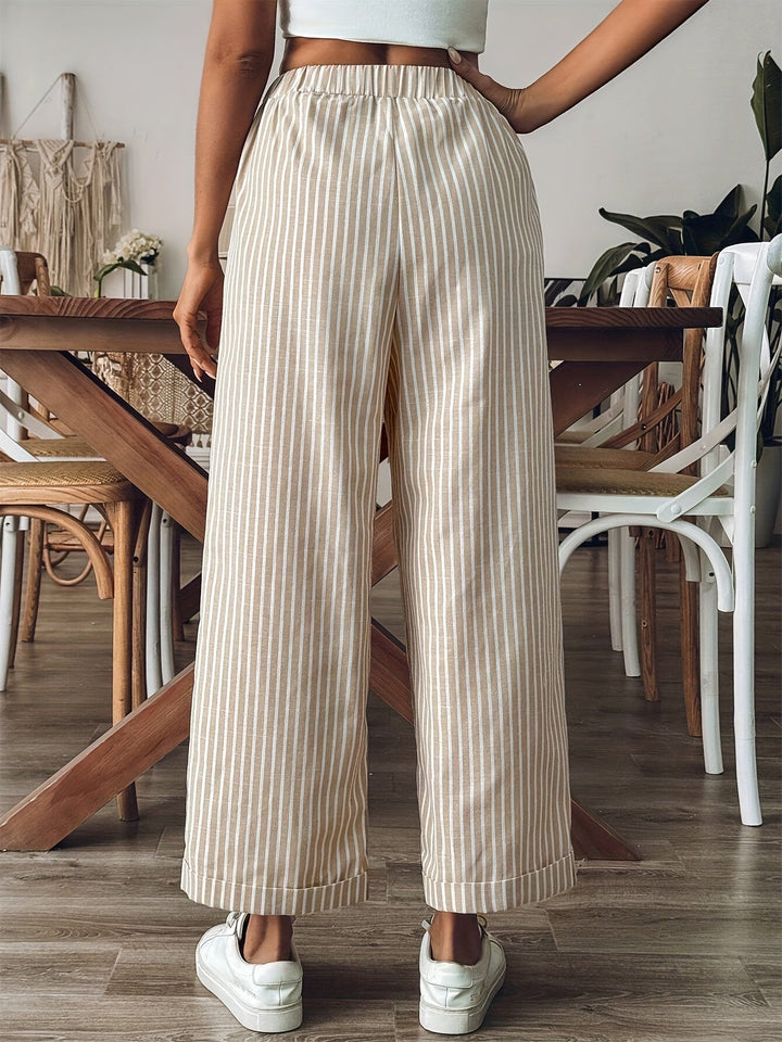 Leona Striped Pants - Asvori Melbourne